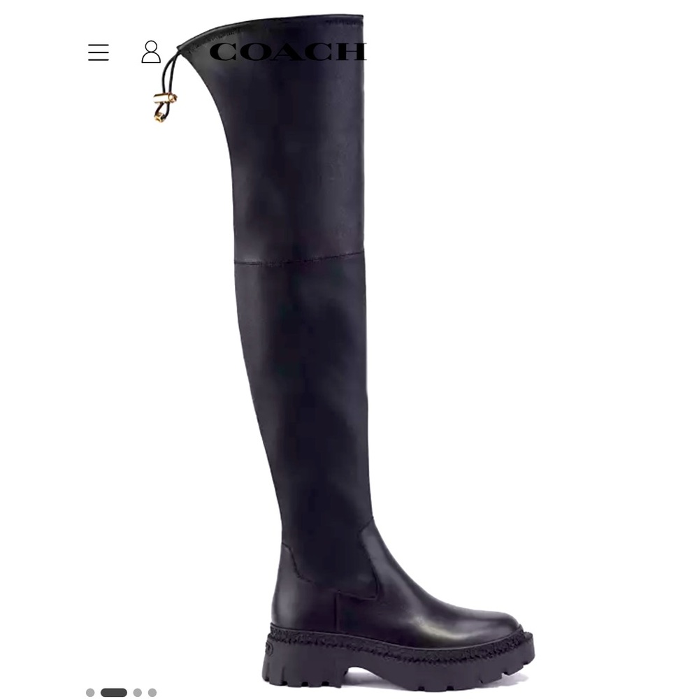 COACH Jolie Over The Knee Boots (No box)
